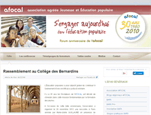 Tablet Screenshot of 30ans.afocal.fr